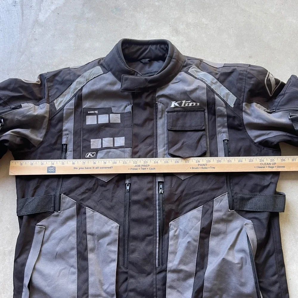 Klim Badlands Pro Gore-Tex Pro Motorcycle Jacket Grey Black Mens XL